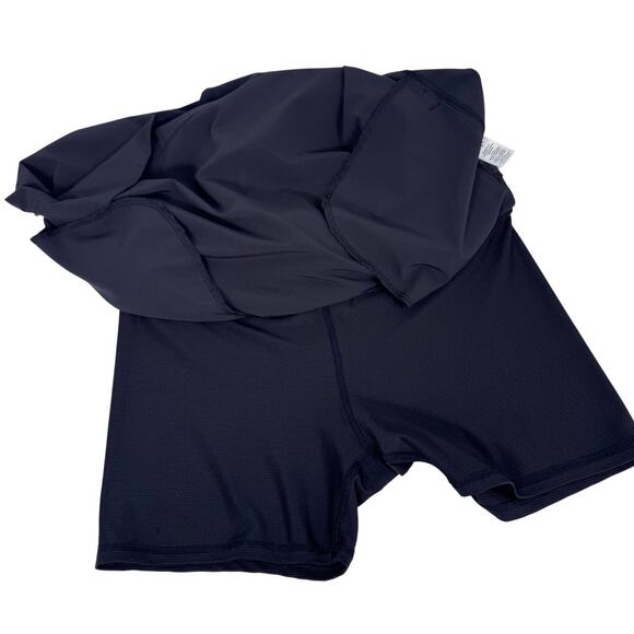 Athleta Black Athletic Skort sz 6 Workout Tennis Golf Skirt w/ Shorts Pockets - Picture 5 of 5